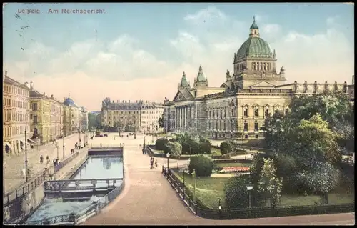 Ansichtskarte Leipzig Partie am Reichsgericht Reichsgerichtsgebäude 1931