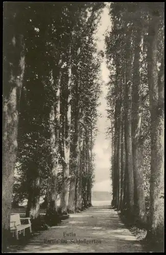 Ansichtskarte Eutin Partie im Schloßgarten 1910