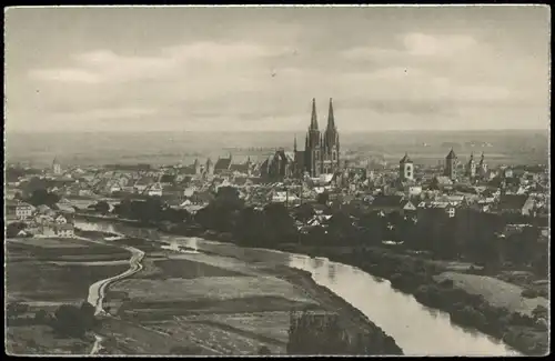 Regensburg Winzererhöhen 1917   im 1. Weltkrieg als Feldpost (nach Strassburg)