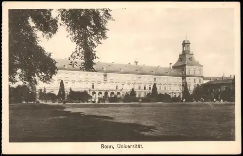 Ansichtskarte Bonn Partie a.d. Universität 1920