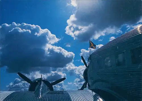 Ansichtskarte  Junkers Ju 52/3 m Lufthansa Flugwesen - Flugzeuge 1988
