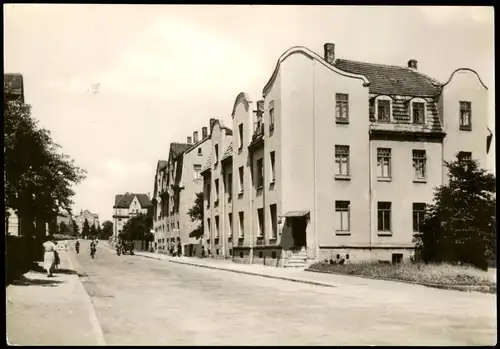Ansichtskarte Fraureuth Straßenpartie Kr. Werdau 1975