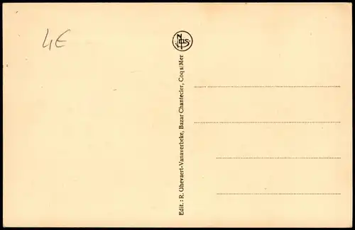 Postkaart De Haan Coq s/Mer Préventorium Marin Umland-Ansicht 1910