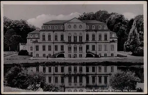 Ansichtskarte Calden Schloss Wilhelmsthal 1988