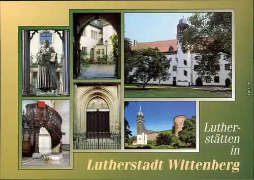 Lutherstadt Wittenberg Lutherdenkmal, Lutherhof, Staatl. Lutherhalle,   1987