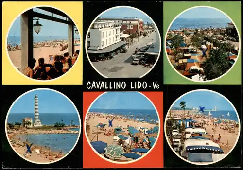Cartoline Cavallino-Treporti Mehrbildkarte CAVALLINO LIDO - Ve 1970