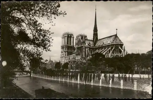 CPA Paris Kathedrale Notre-Dame de Paris 1962