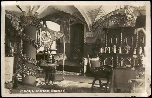 Ansichtskarte Passau Niederhaus - Rittersaal 1929