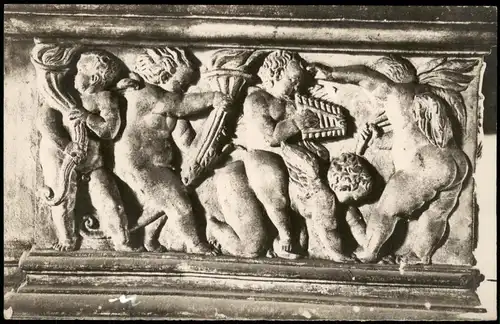 Ansichtskarte  Relief / Bildhauerkunst - Engel Angel 1924