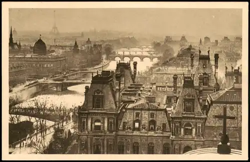 CPA Paris Perspective des sept ponts 1928