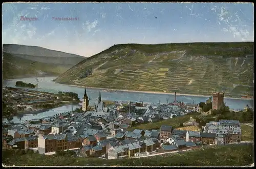 Ansichtskarte Bingen am Rhein Stadt 1917