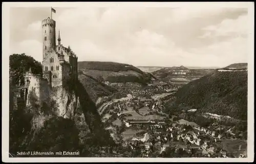 Lichtenstein (Württemberg) Schloss Lichtenstein - Fotokunst 1932