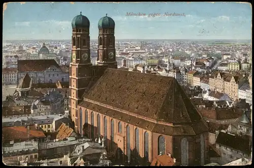 Ansichtskarte München Frauenkirche 1912