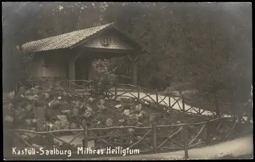 Bad Homburg vor der Höhe Römer Kastell Saalburg Mithras  1910 Privatfoto