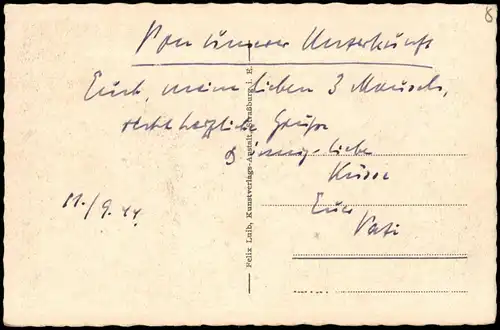 CPA Zabern Saverne Schloß Eingang 1944