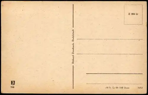 Ansichtskarte Friedrichroda Schloss Reinhardsbrunn Teich Anlage 1920