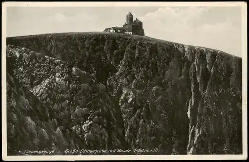 Schreiberhau Szklarska Poręba Schneegrube mit Schneegrubenbaude 1920