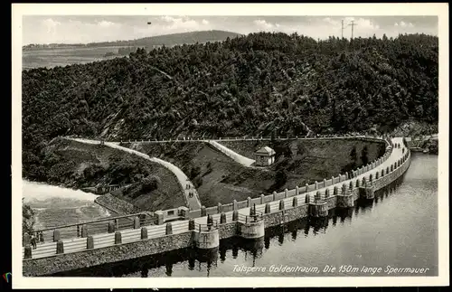 Goldentraum-Marklissa Złotniki Lubańskie Leśna Talsperre  Sperrmauer 1942