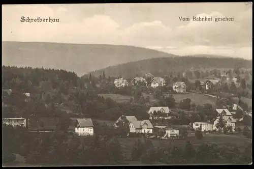 Schreiberhau Szklarska Poręba Panorama-Ansicht Vom Bahnhof gesehen 1910