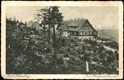 Bad Flinsberg Świeradów-Zdrój Heufuderbaude Schronisko Na Stogu Izerskim 1928