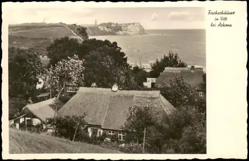 Vitt Vitte Arkona Putgarten/Rügen Fischerhäuser  bei Arkona Rügenbilder  1950