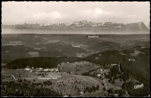 Feldberg (Schwarzwald) Luftbild Feldberg Schwarzwald Feldberger Hof 1964