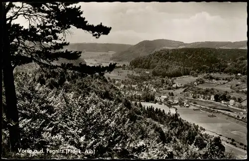Ansichtskarte Vorra a. d. Pegnitz Panorama-Ansicht, Frankenalb 1965