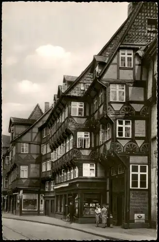 Braunschweig Flohwinkel und Eulenspiegelhaus Straßen Ansicht 1955