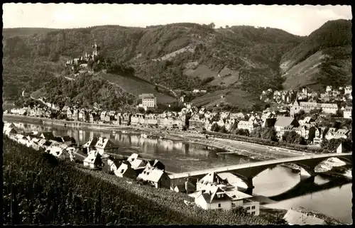 Ansichtskarte Cochem Kochem Panorama-Ansicht 1959