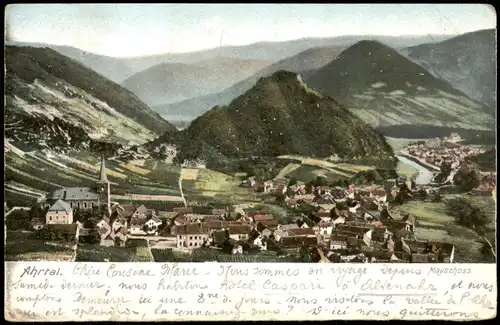 .Nordrhein-Westfalen Ahrtal - Landschaft, Mayschoss Panorama 1906