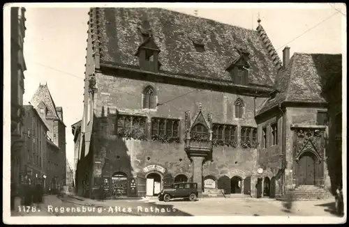 Ansichtskarte Regensburg Altes Rathaus 1930