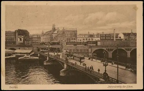 Ansichtskarte Mitte-Berlin Jannowitzbrücke 1920