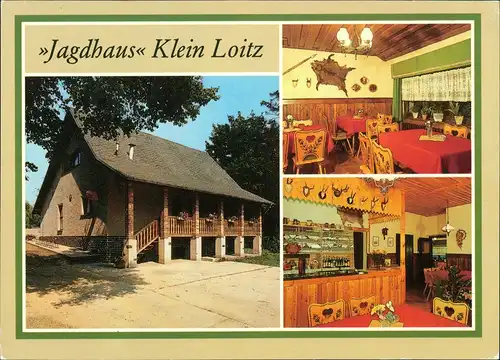 Ansichtskarte Klein Loitz-Gemeinde Felixsee Gaststätte Scheffer 1986