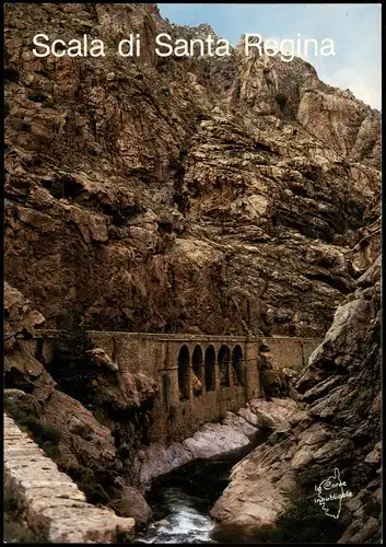 CPA Meria (Korsika) Le défilé de la Scala di Santa Regina 1980