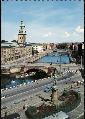 Postcard Göteborg Göteborg Vallgraven 1982