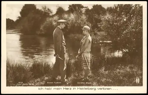 Ansichtskarte  Liebe Liebespaare - Love Werner Fuetterer Dorothea Wieck 1937