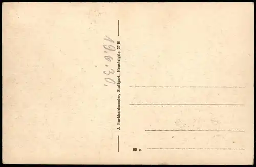 Ansichtskarte Innerlehen-Bernau im Schwarzwald Stadtpartie 1929