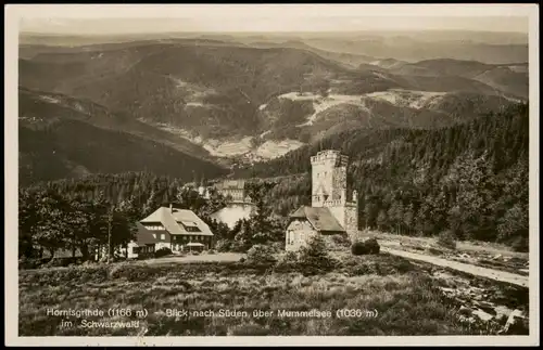 Ansichtskarte Achern Hornisgrinde (Berg) - Fotomontage 1932