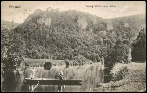 Ansichtskarte Wildenstein-Fichtenau Wildenstein Schloss, Donautal 1917