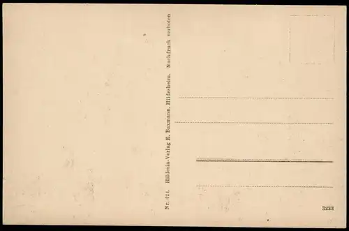 Ansichtskarte Nordstemmen Schloß 1922