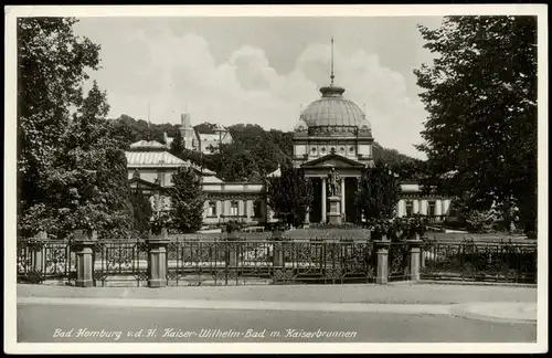 Bad Homburg vor der Höhe Kaiser-Brunnen Partie am Kaiserbrunnen 1940