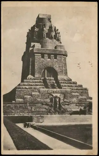 Ansichtskarte Leipzig Völkerschlachtdenkmal 1920