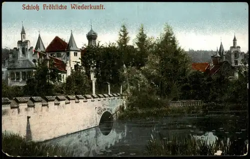 Ansichtskarte Stadtroda Schloß Fröhliche Niederkunft 1910