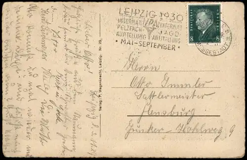 Ansichtskarte Leipzig Neues Rathaus 1929