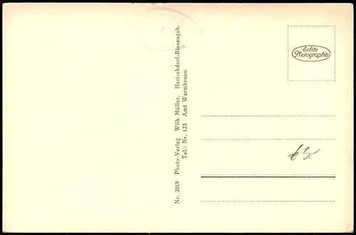 Brückenberg-Krummhübel  Karpacz Riesengebirge.    Baude 1183 m ü. M. 1934