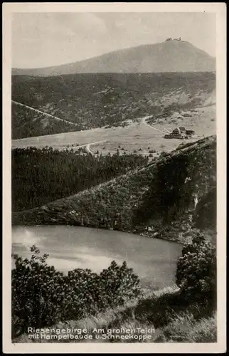 Krummhübel Karpacz Schneekoppe/Sněžka/Śnieżka - Hampelbaude 1937