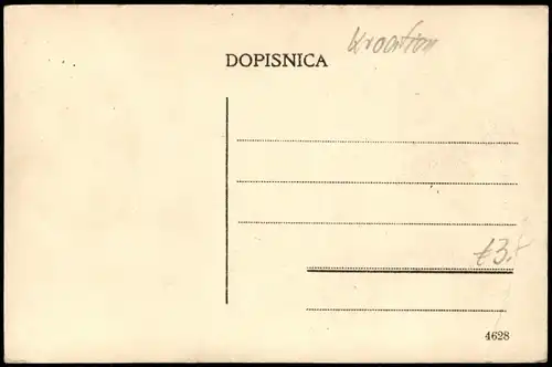 Postcard Kastav Ciekvina Gorski kotar 1917