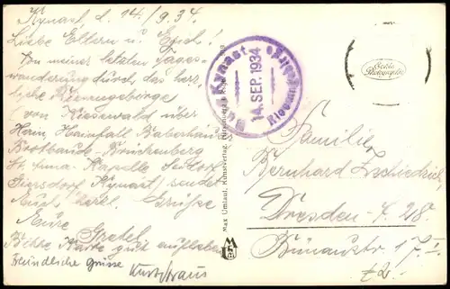 Hermsdorf Kynast-Hirschberg  Schlesien Jelenia Góra Riesengebirge,  Kynast 1934