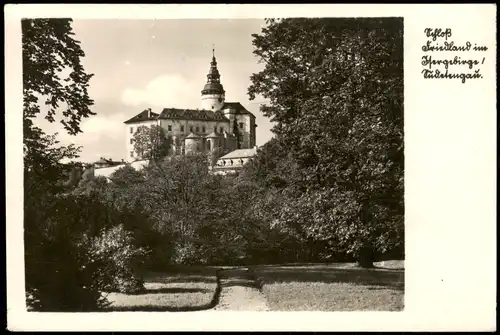 Friedland im Isergebirge    1932  Landpoststempel Oppelsdorf über Zittau