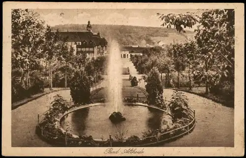 Postcard Bad Altheide Polanica-Zdrój Kurhaus Kr. Glatz 1928